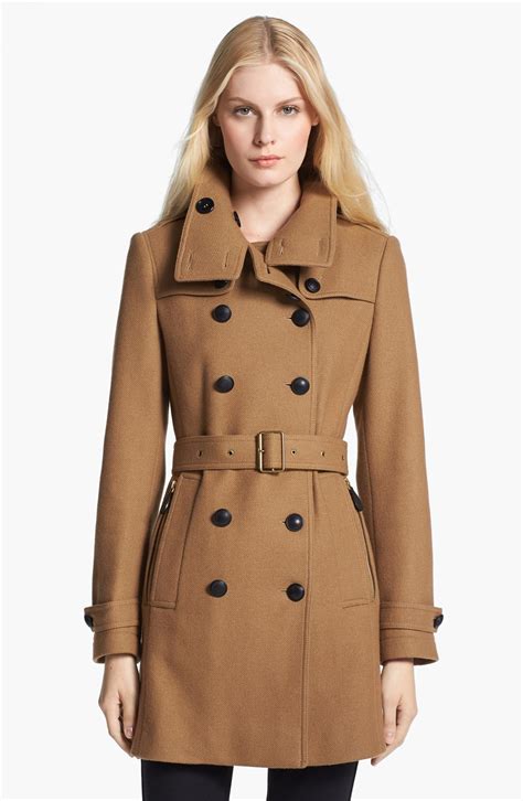 burberry womens wool coats|burberry wool coat nordstrom.